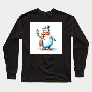 Snowman Long Sleeve T-Shirt